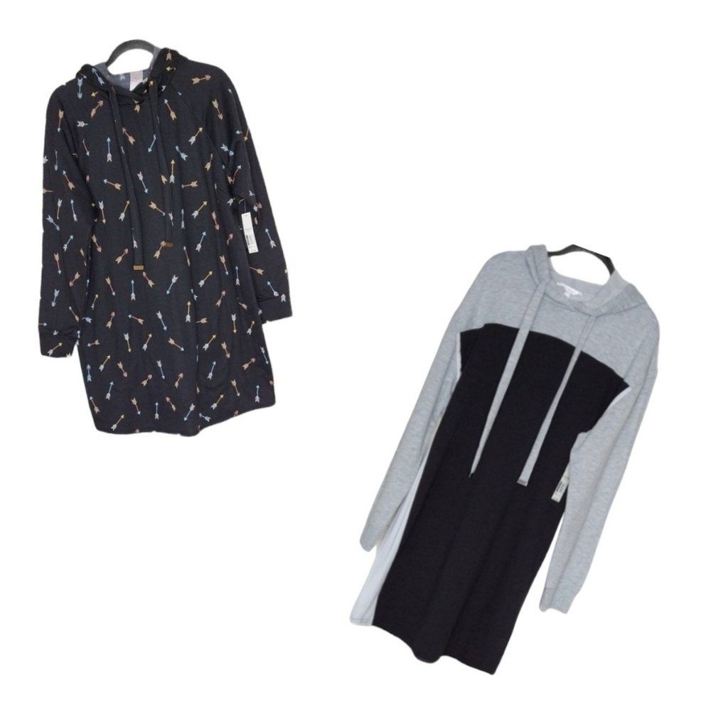 Lot - 2 No Boundaries Juniors Size XXXL Conversational Dress / Tunic NWT NEW